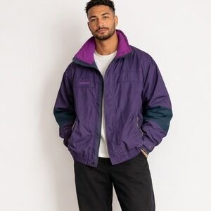 Vintage Columbia Bugaboo Purple Hardshell‎ Large